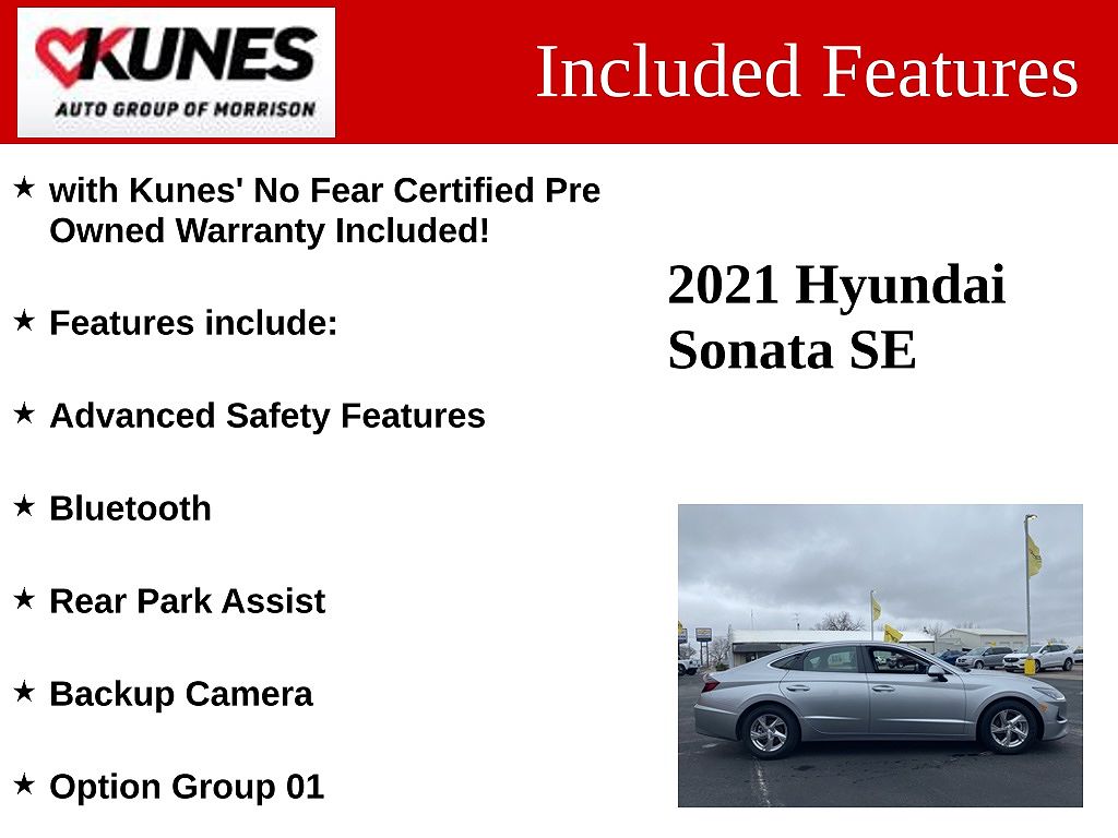 2021 Hyundai Sonata SE image 2