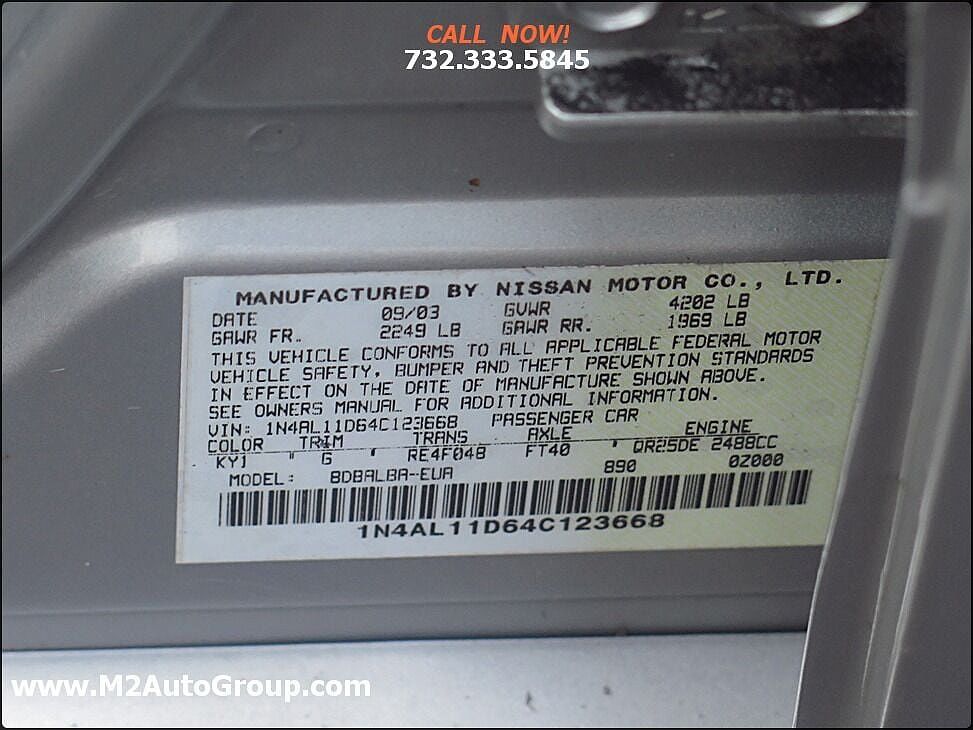 2004 Nissan Altima S image 25