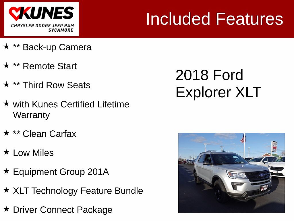 2018 Ford Explorer XLT image 1