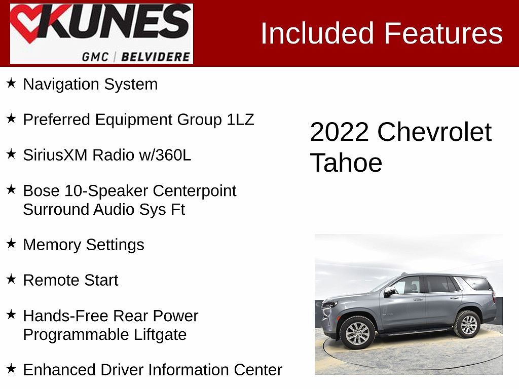2022 Chevrolet Tahoe Premier image 1