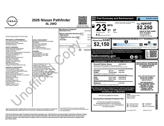 2026 Nissan Pathfinder