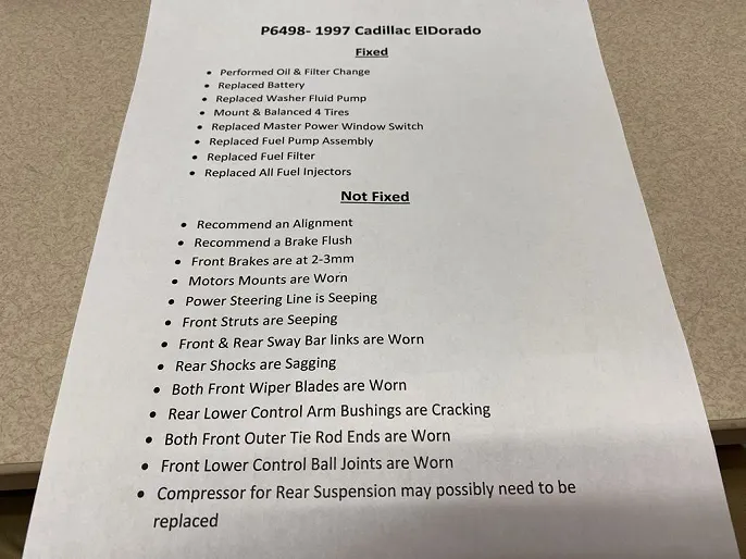 1997 Cadillac Eldorado