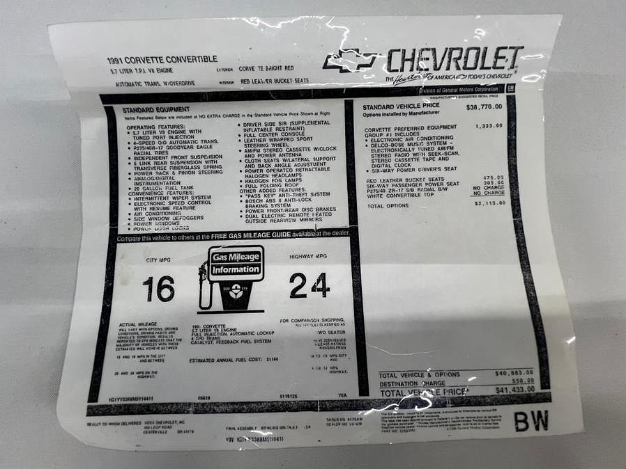 1991 Chevrolet Corvette null image 24
