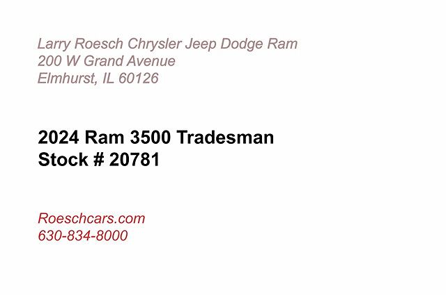 2024 Ram 3500 Tradesman image 1
