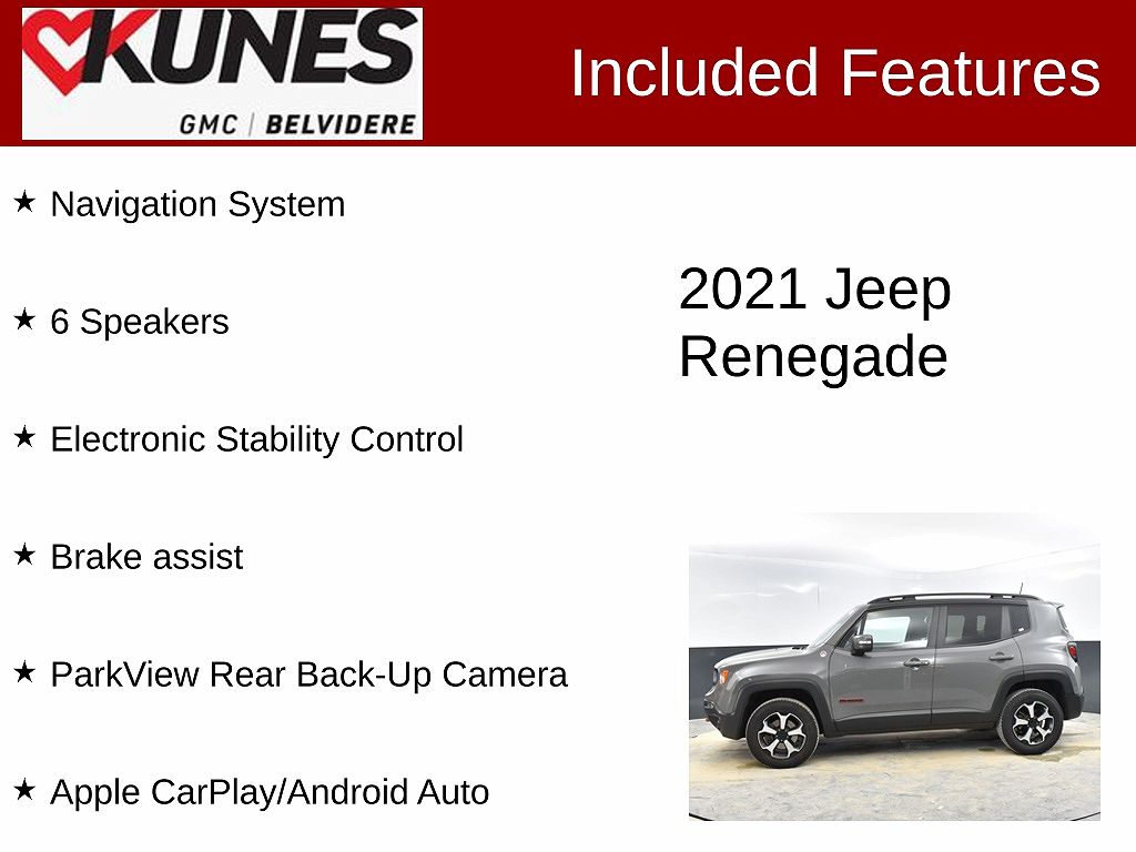 2021 Jeep Renegade Trailhawk image 1