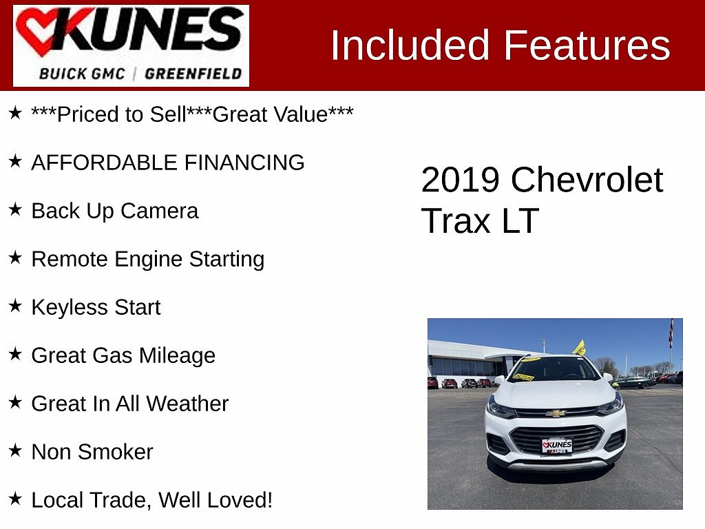 2019 Chevrolet Trax LT image 1