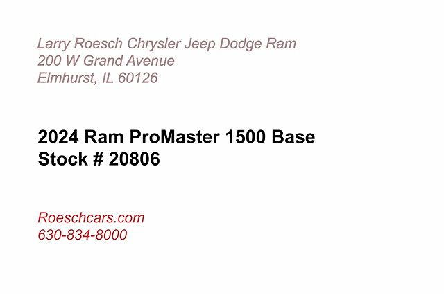 2024 Ram ProMaster 1500 image 1
