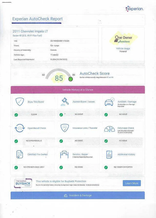 2011 Chevrolet Impala