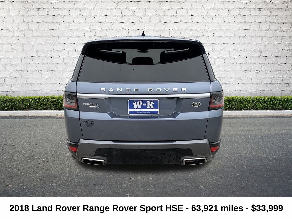 2018 Land Rover Range Rover Sport HSE image 3