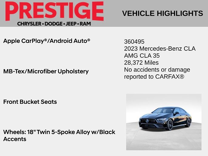 2023 Mercedes-Benz CLA