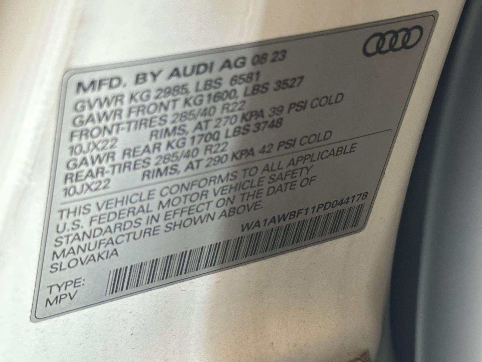 2023 Audi SQ8