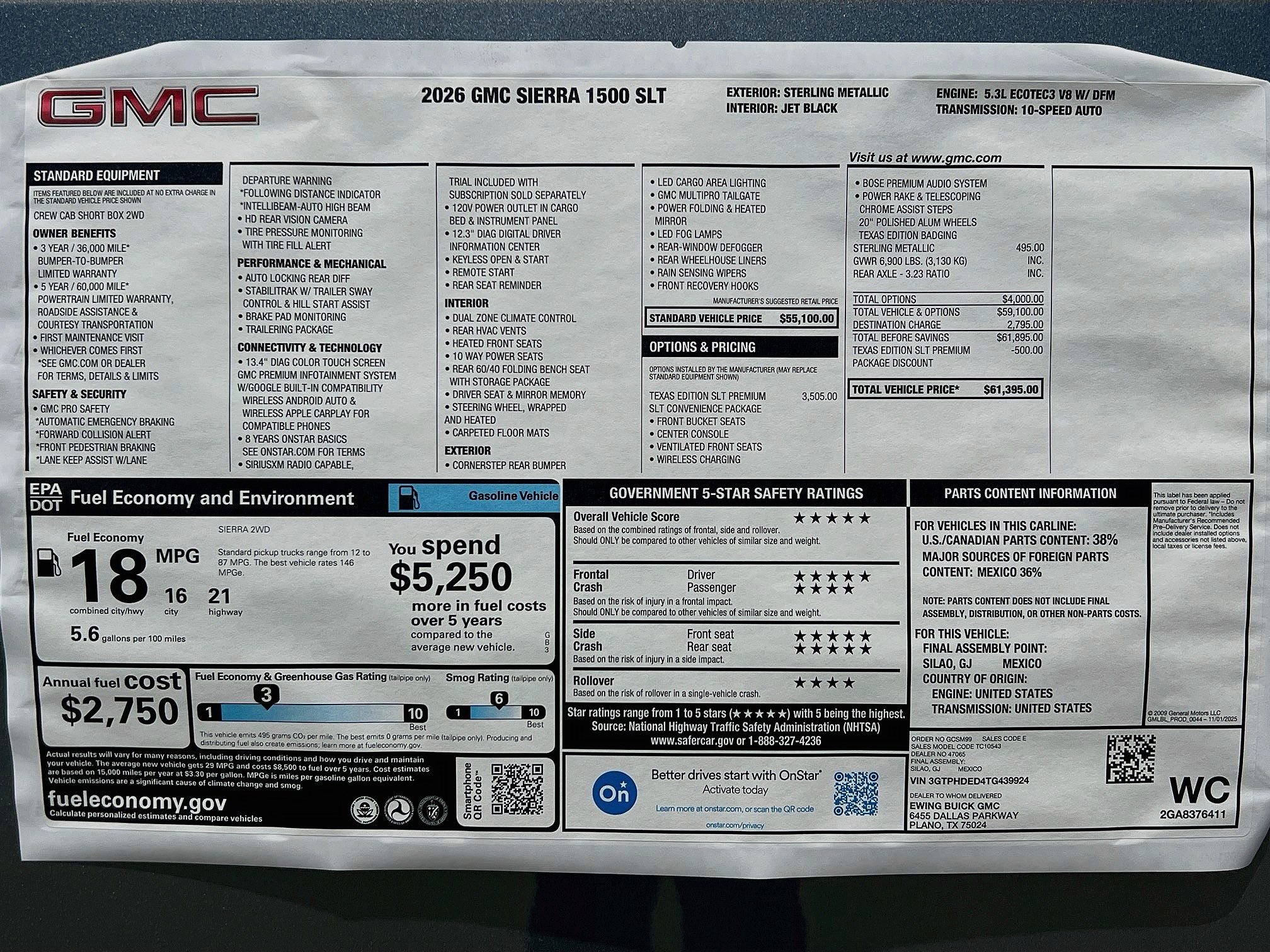 2026 GMC Sierra 1500