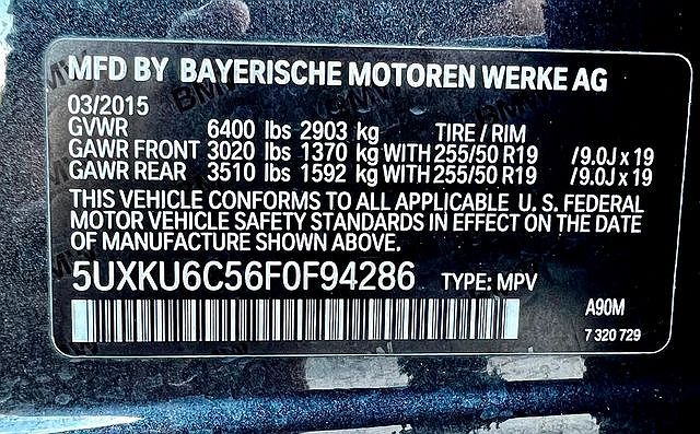 2015 BMW X6 xDrive50i image 45