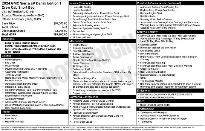 2024 GMC Sierra EV