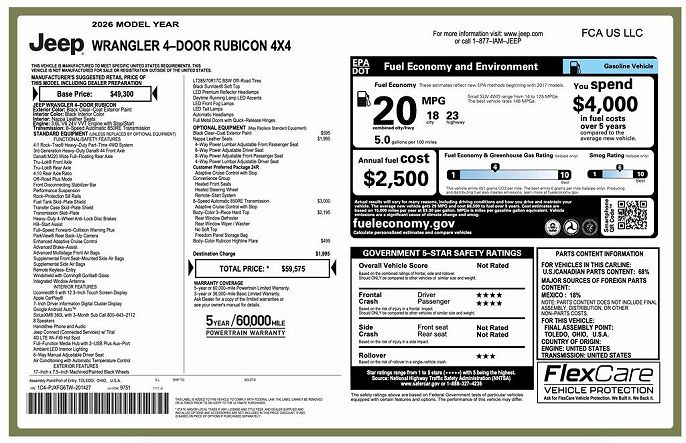 2026 Jeep Wrangler