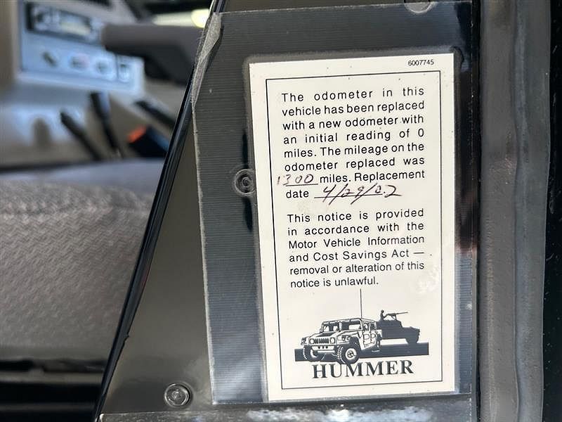 1999 AM General Hummer