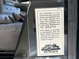 1999 AM General Hummer
