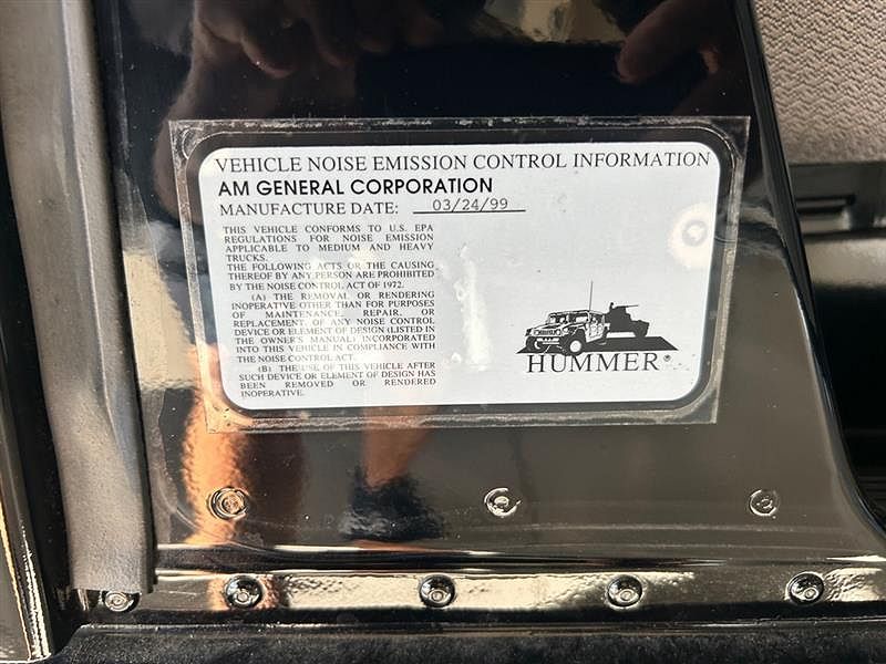 1999 AM General Hummer