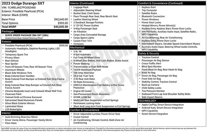 2023 Dodge Durango