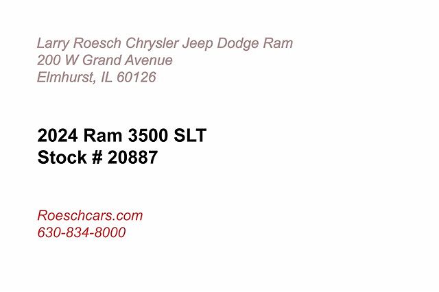 2024 Ram 3500 SLT image 1