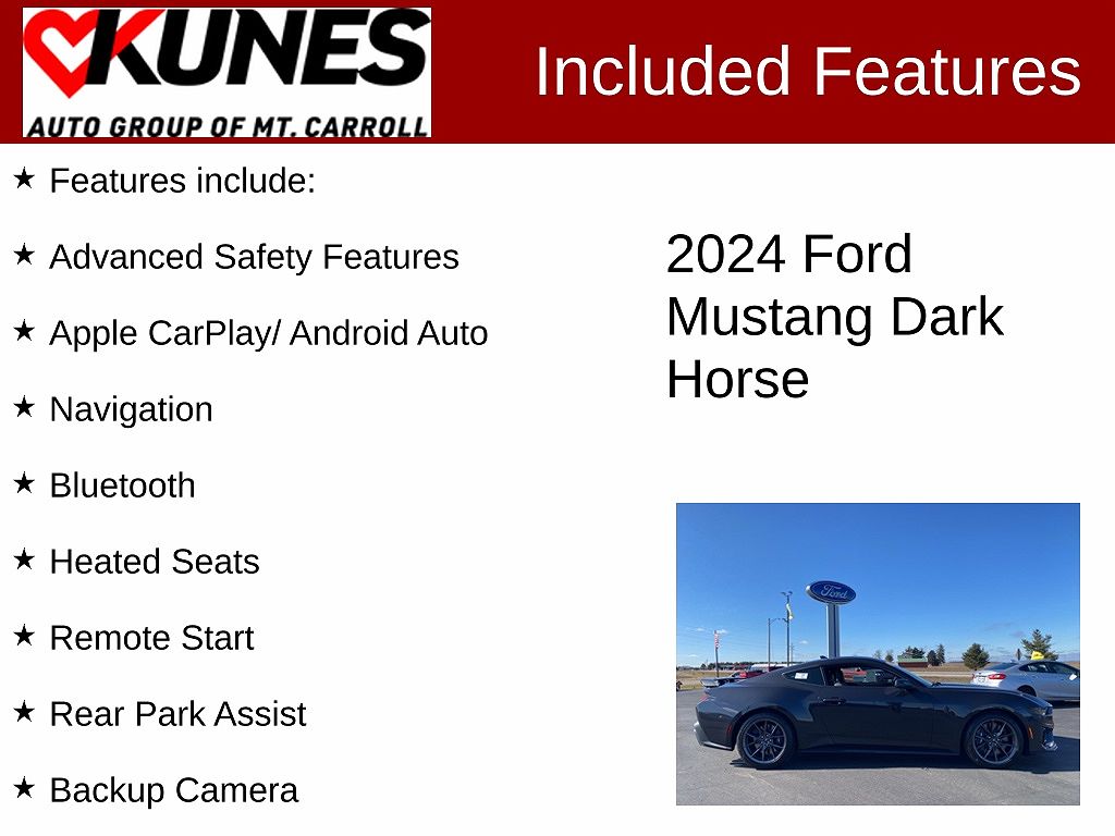 2024 Ford Mustang Dark Horse image 2