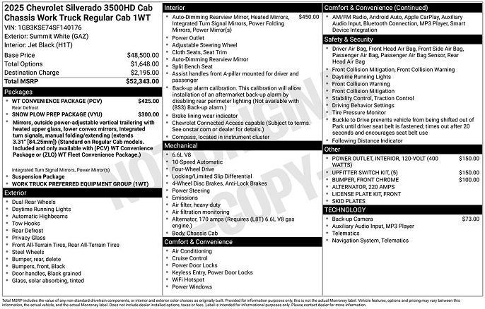 2025 Chevrolet Silverado 3500HD