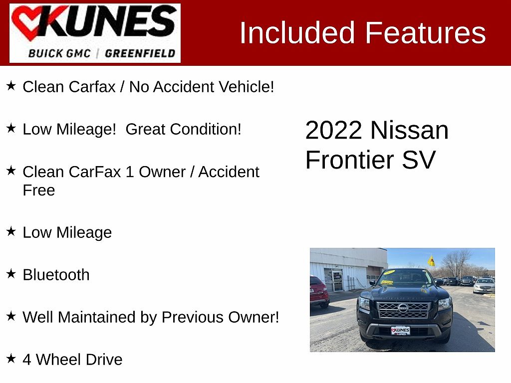 2022 Nissan Frontier SV image 2