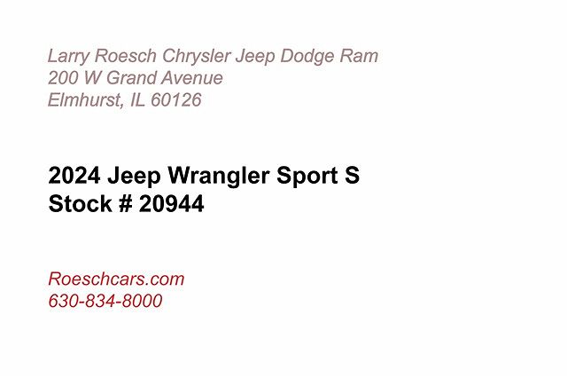 2024 Jeep Wrangler Sport image 1