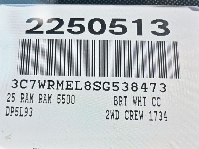 2025 Ram 5500