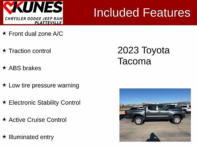 2023 Toyota Tacoma SR image 1