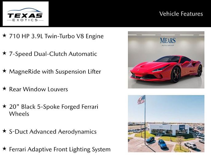 2020 Ferrari F8 Tributo