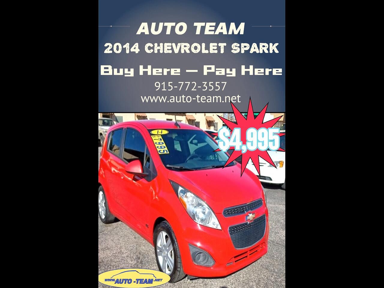 2014 Chevrolet Spark LT image 0