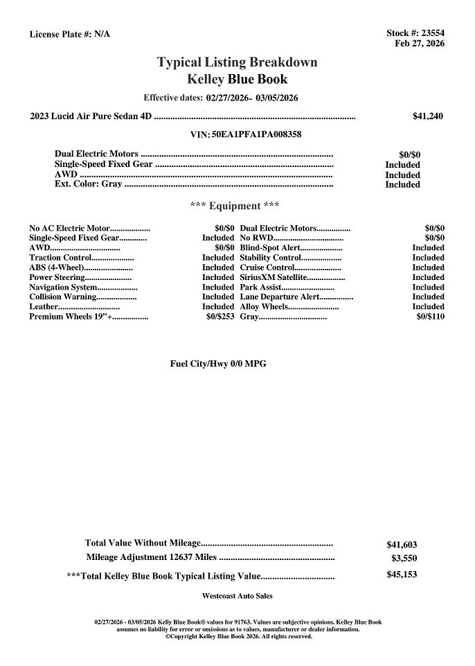 2023 Lucid Air