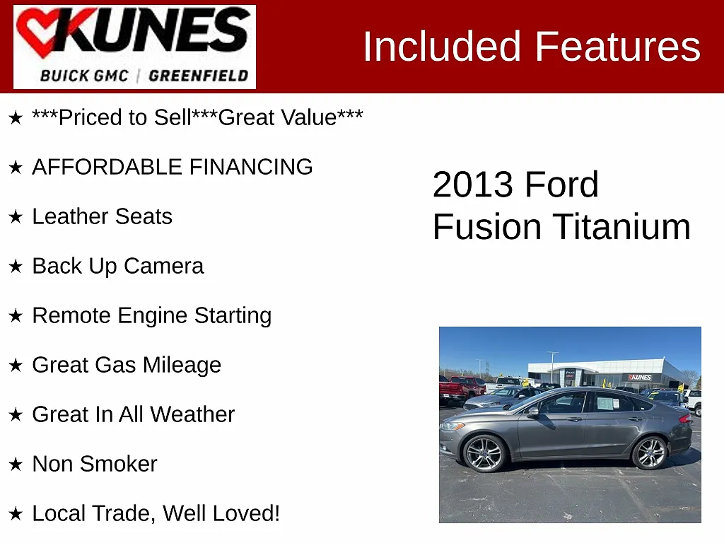 2013 Ford Fusion Titanium image 1