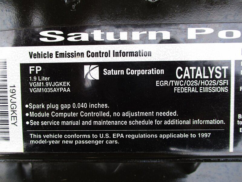 1997 Saturn S-Series SC image 18