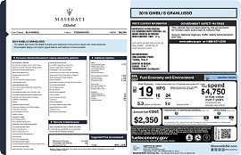 2019 Maserati Ghibli