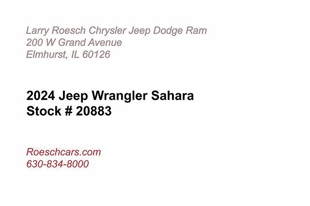2024 Jeep Wrangler Sahara image 1