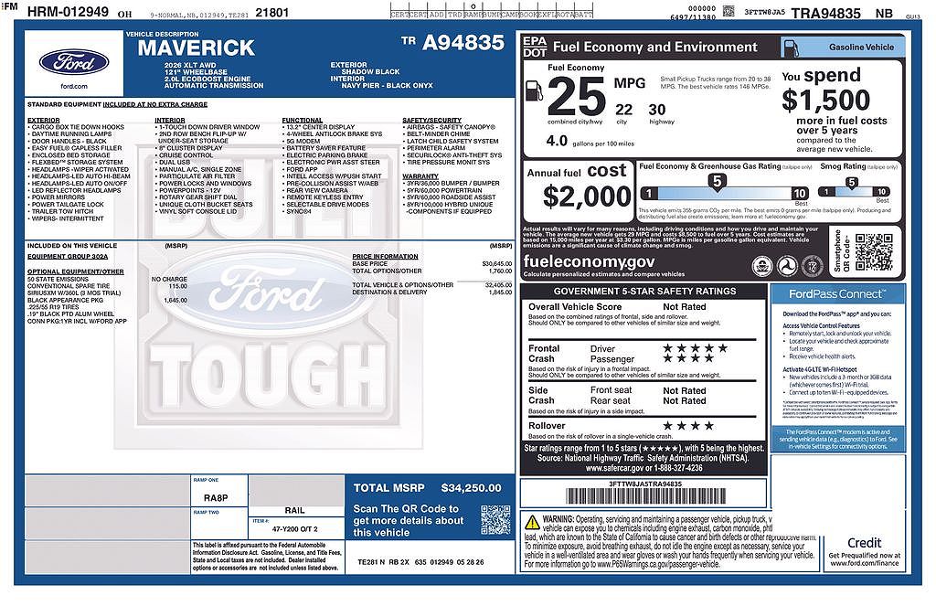 2026 Ford Maverick