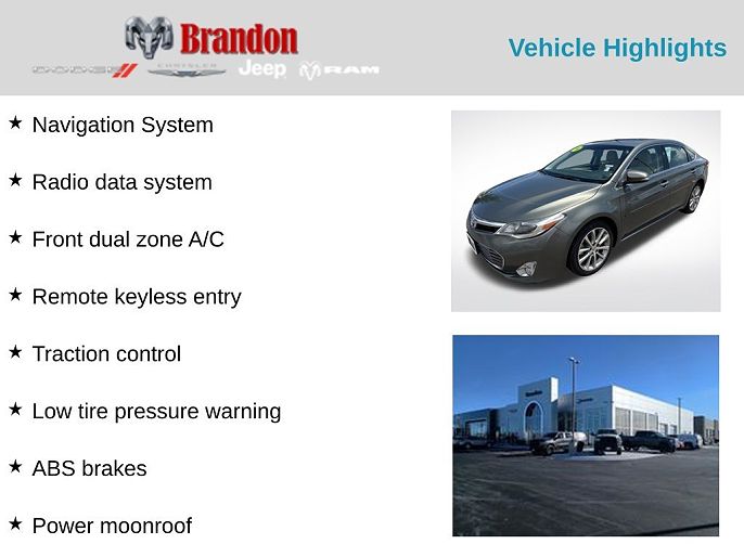 2014 Toyota Avalon