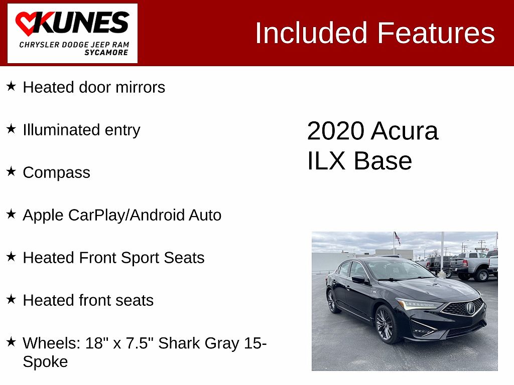 2020 Acura ILX Premium image 2