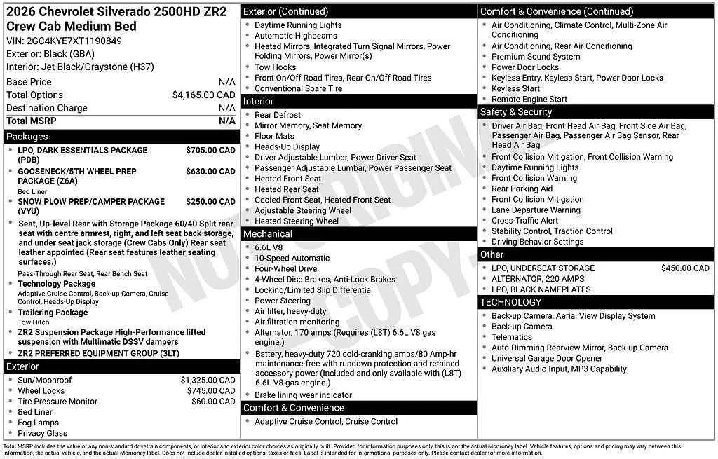 2026 Chevrolet Silverado 2500HD