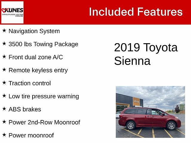 2019 Toyota Sienna null image 1
