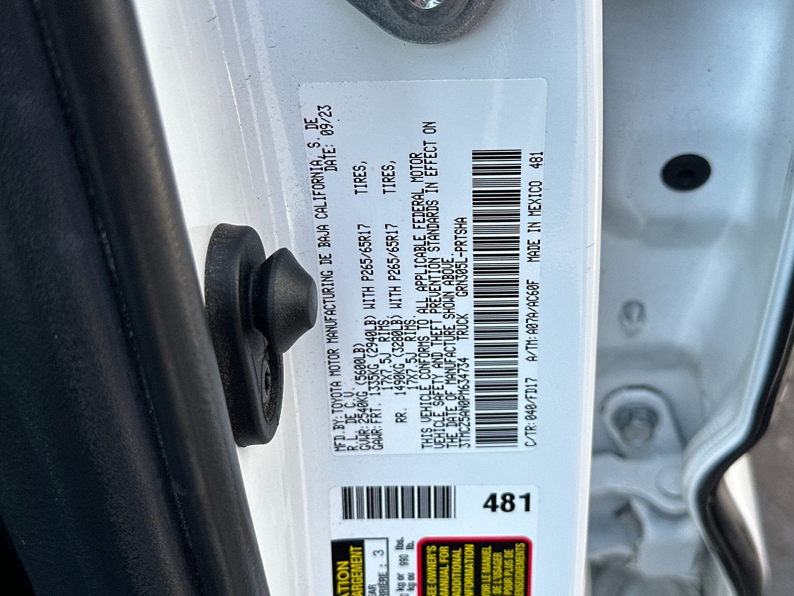 2023 Toyota Tacoma