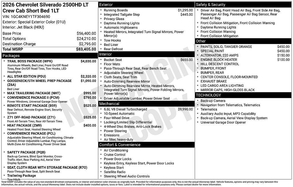 2026 Chevrolet Silverado 2500HD