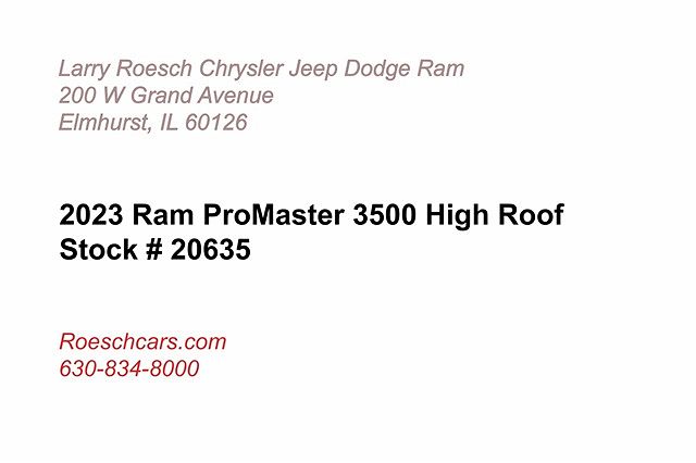 2023 Ram ProMaster 3500 image 1
