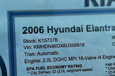 2006 Hyundai Elantra GLS image 2