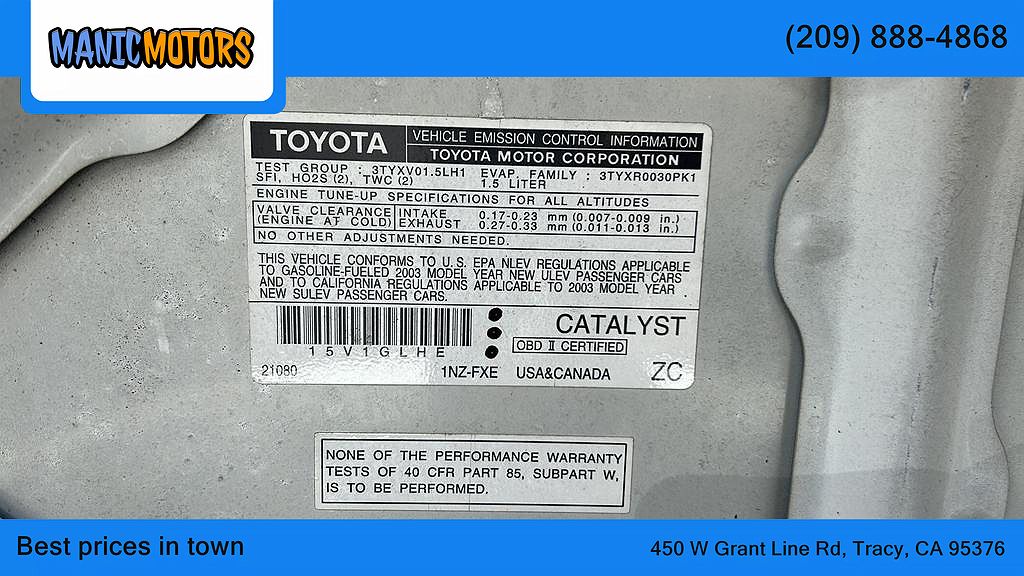 2003 Toyota Prius Standard image 23