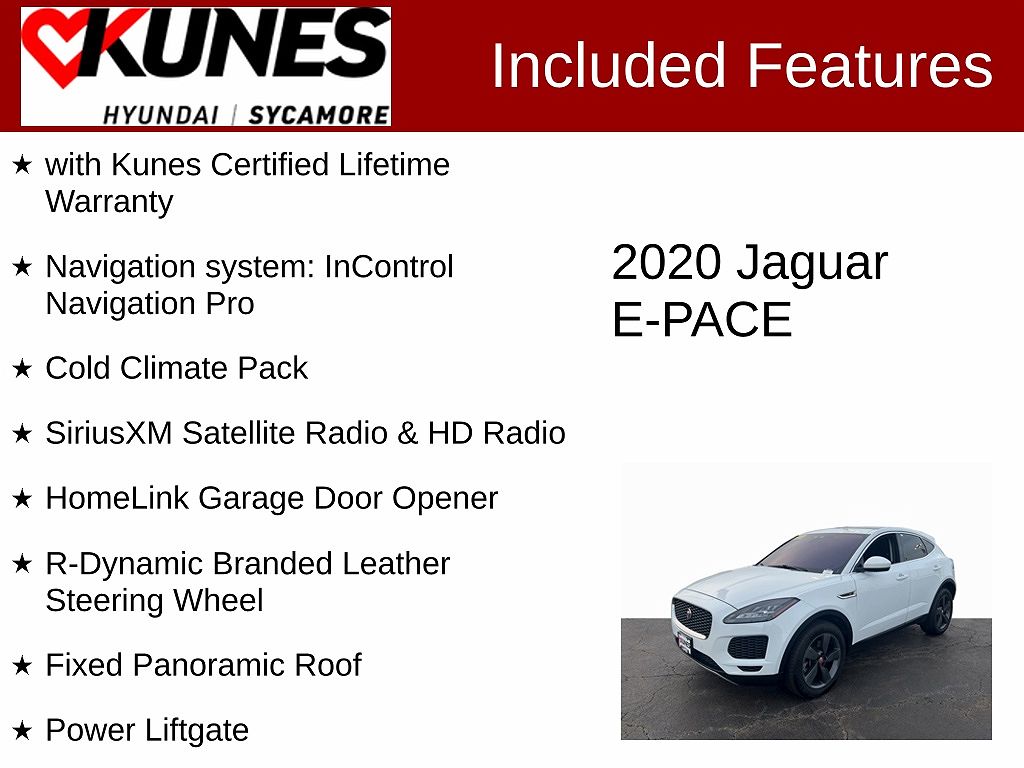 2020 Jaguar E-Pace SE image 1