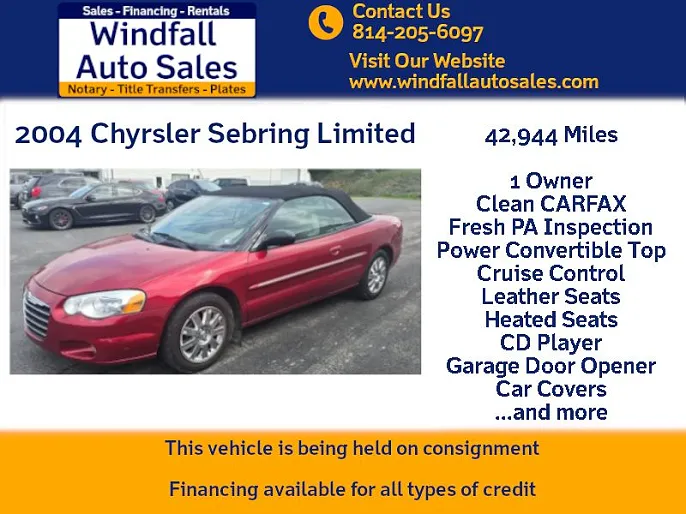 2004 Chrysler Sebring