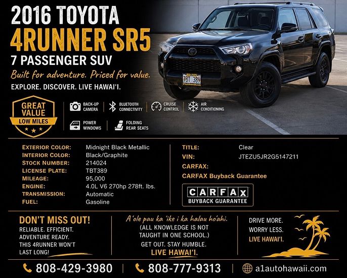 2016 Toyota 4Runner